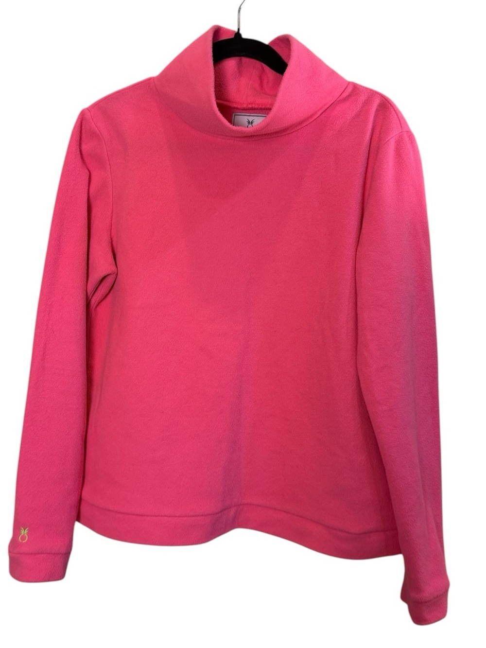 Dudley Stephens Women’s Park Slope Vello Fleece Pink Cowl Neck Fleece Pullover